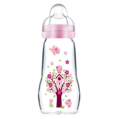 MAM BIBERON EN VERRE 2M+ 260ML