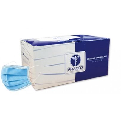 PHARCO MASQUES CHIRURGICAUX 50 UNITES NEW