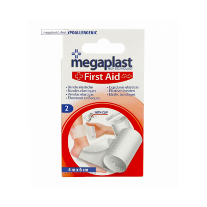 MEGAPLAST FIRST AID BANDE ELASTIQUE 4*6CM REF150112