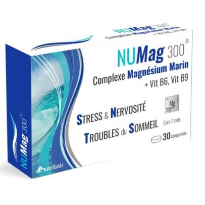 NUTRILAIR NUMAG 300 COMPLEXE MG MARIN+VIT B6+VIT B9 30CP