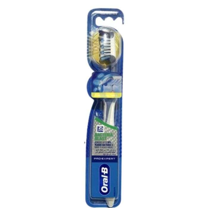 ORAL B BROSSE A DENTS PRO EXPERT PLAQUE BACTERIENNE 40 MEDIUM 1+1