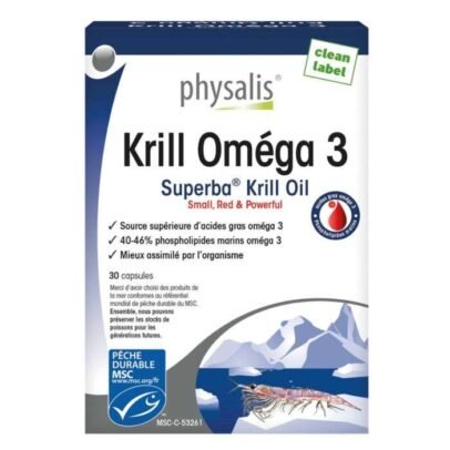 PHYSALIS KRILL OMEGA 3 30 COMPRIMES