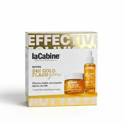 La Cabine Coffret 24K Gold Flash - Sérum 30ml et Crème 15ml