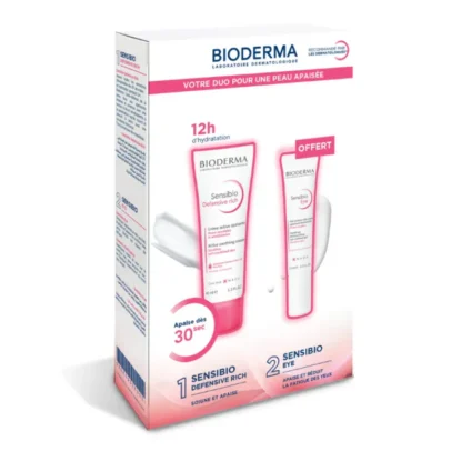 BIODERMA PACK Sensibio Rich 40ml + Sensibio Gel Contour Yeux 15ml