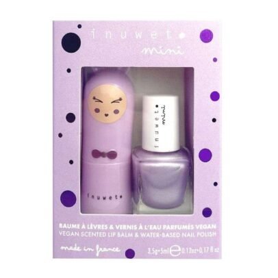 INUWET DUO BAUME MYRTILLES 3.5G + VERNIS MAUVE 5ML