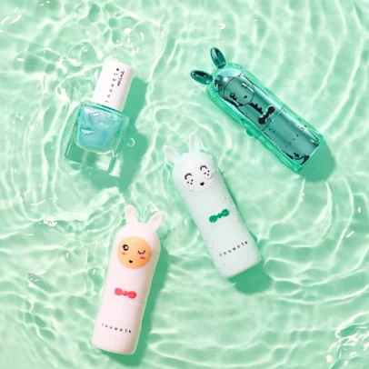 INUWET DUO KIDS AQUA BAUME POMME 3.5G + VERNIS TURQUOIS 5ML
