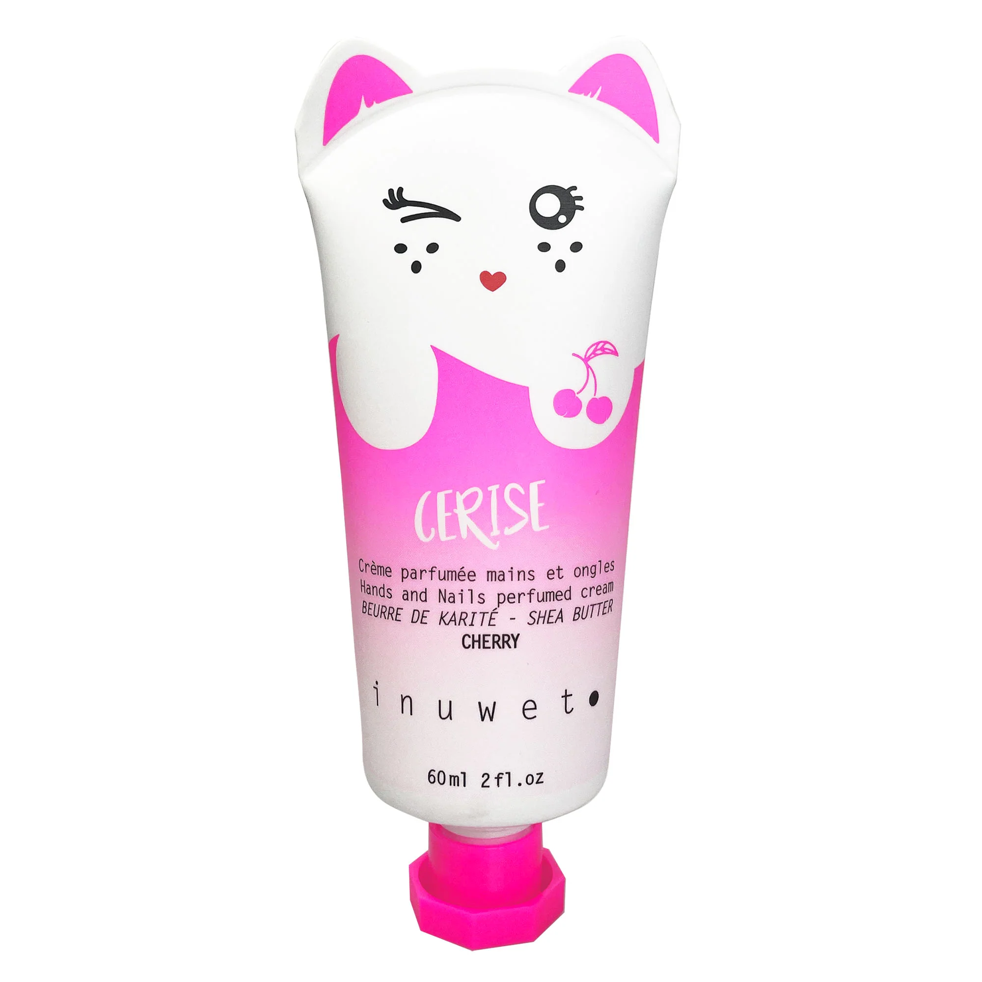 INUWET PACK CREME MAINS CERISE 60ML + BAUME LEVRES CERISE 2.5G