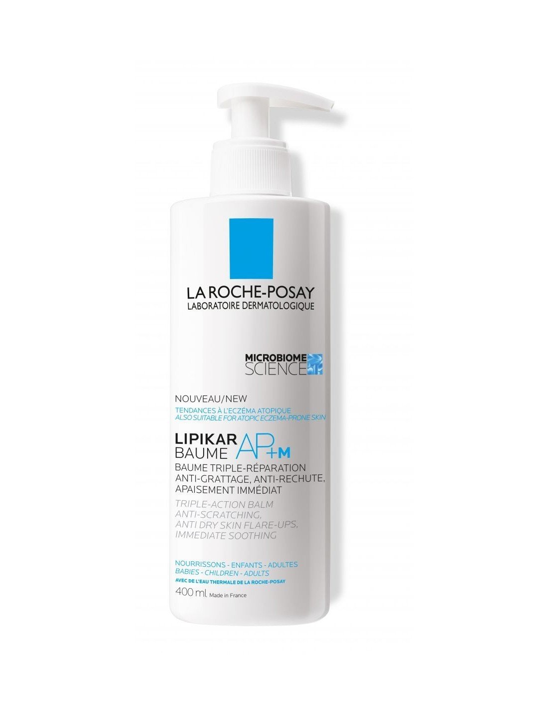 LA ROCHE POSAY LIPIKAR BAUME AP+M PEAU SECHE ET ECZEMA ATOPIQUE 400ML