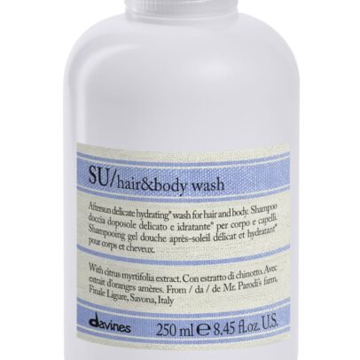Davines SU Hair & Body After Sun Wash shower gel for body and hair